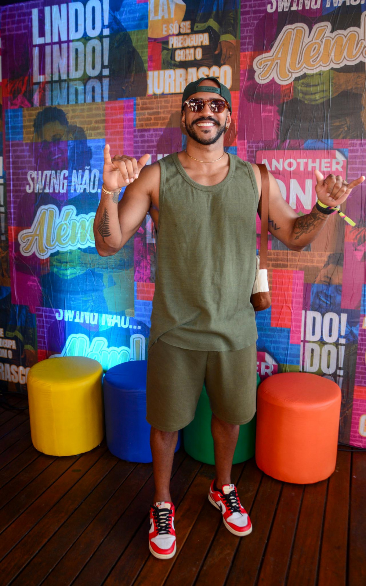 Ricardo Alface na gravação do DVD 'PaGGodin', de Léo Santana - Webert Belicio/ Agnews