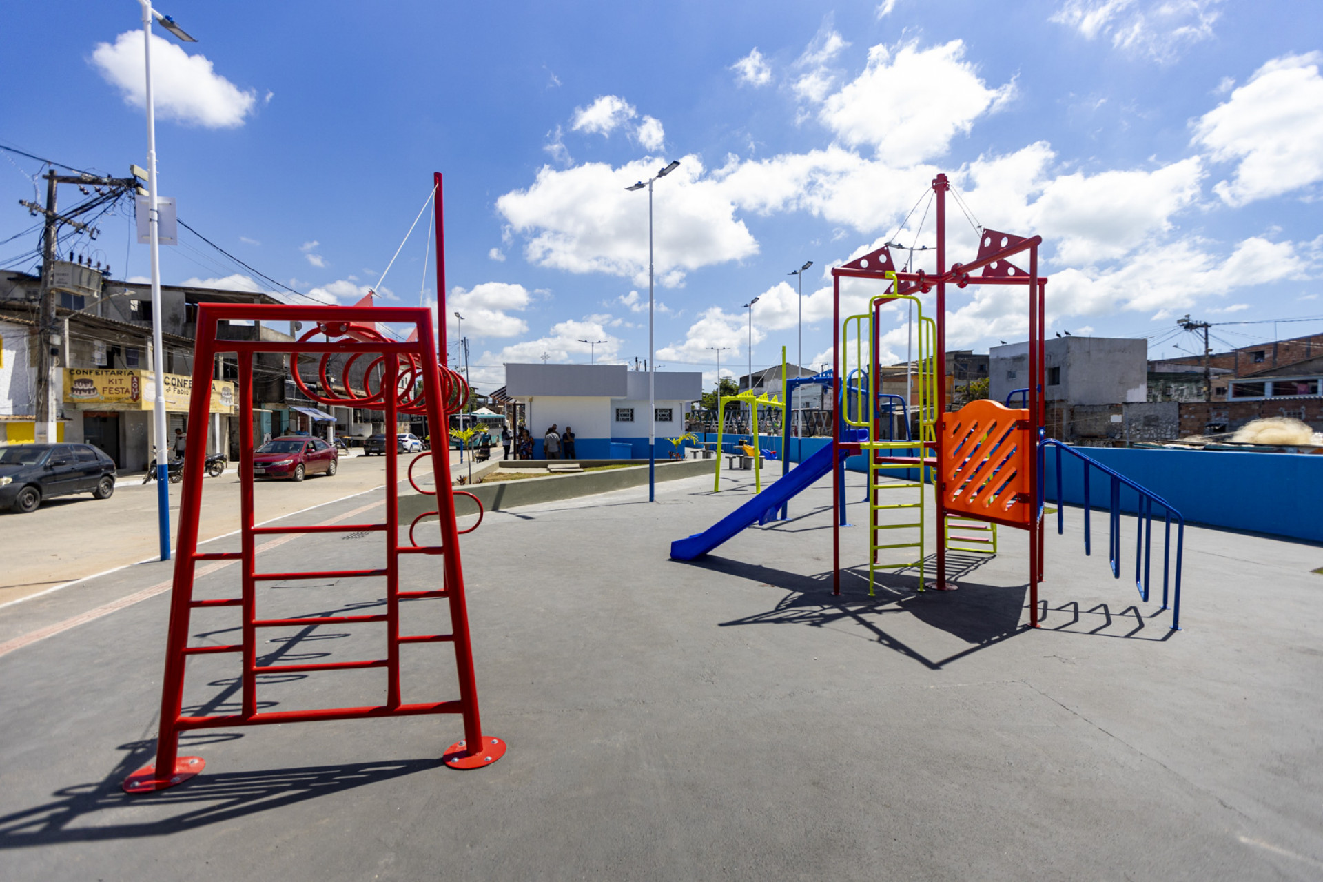 A nova urbaniza&ccedil;&atilde;o do espa&ccedil;o de lazer tem 2,5 mil metros quadrados de &aacute;rea constru&iacute;da - Foto: Rui Porto Filho