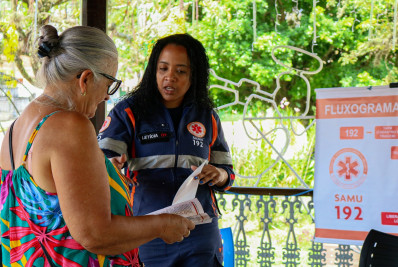 Samu realiza ação especial no bairro Campo Alegre