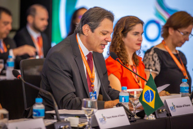 Haddad destaca discussão de soluções para mais ricos do mundo pagarem mais impostos