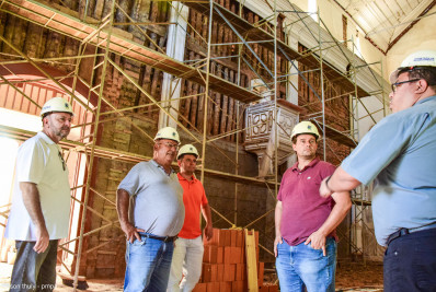 Prefeito Juninho fala sobre nova fase da obra da Igreja Matriz de Paty