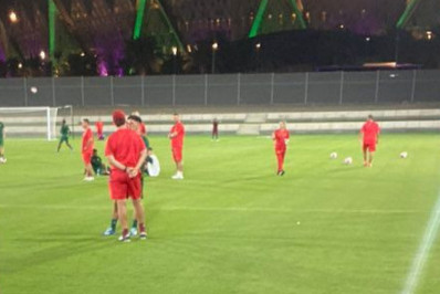 Com força máxima, Fluminense faz primeiro treino na Arábia Saudita