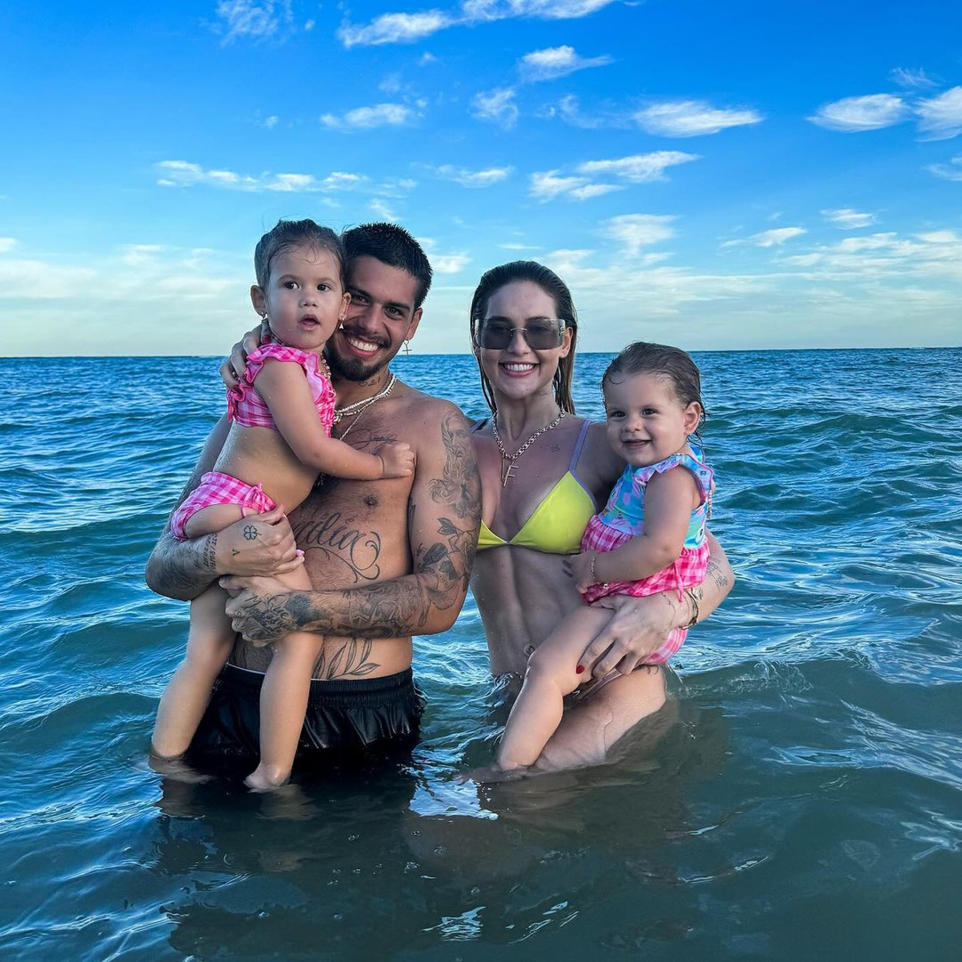 Virginia Fonseca, Zé Felipe e filhas - Reprodução / Instagram