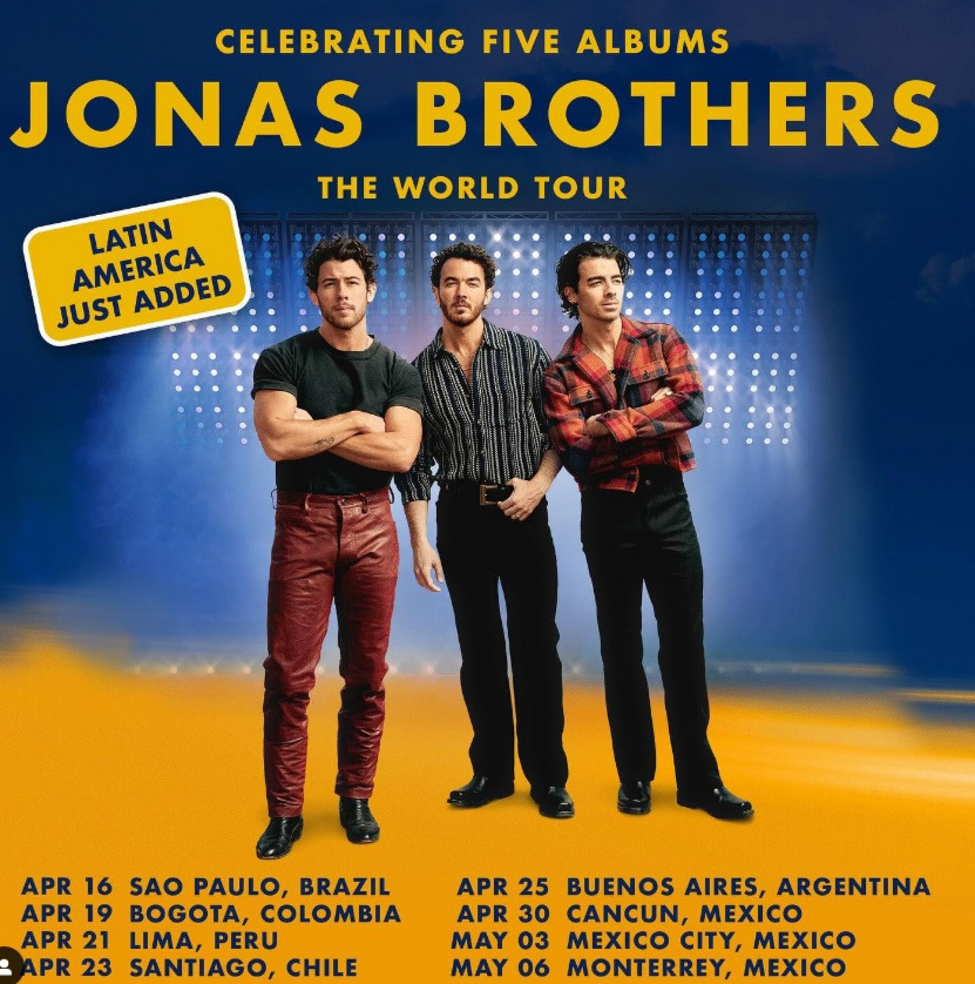 Jonas Brothers Anunciam Show No Brasil Em 2024 | Diversão | O Dia