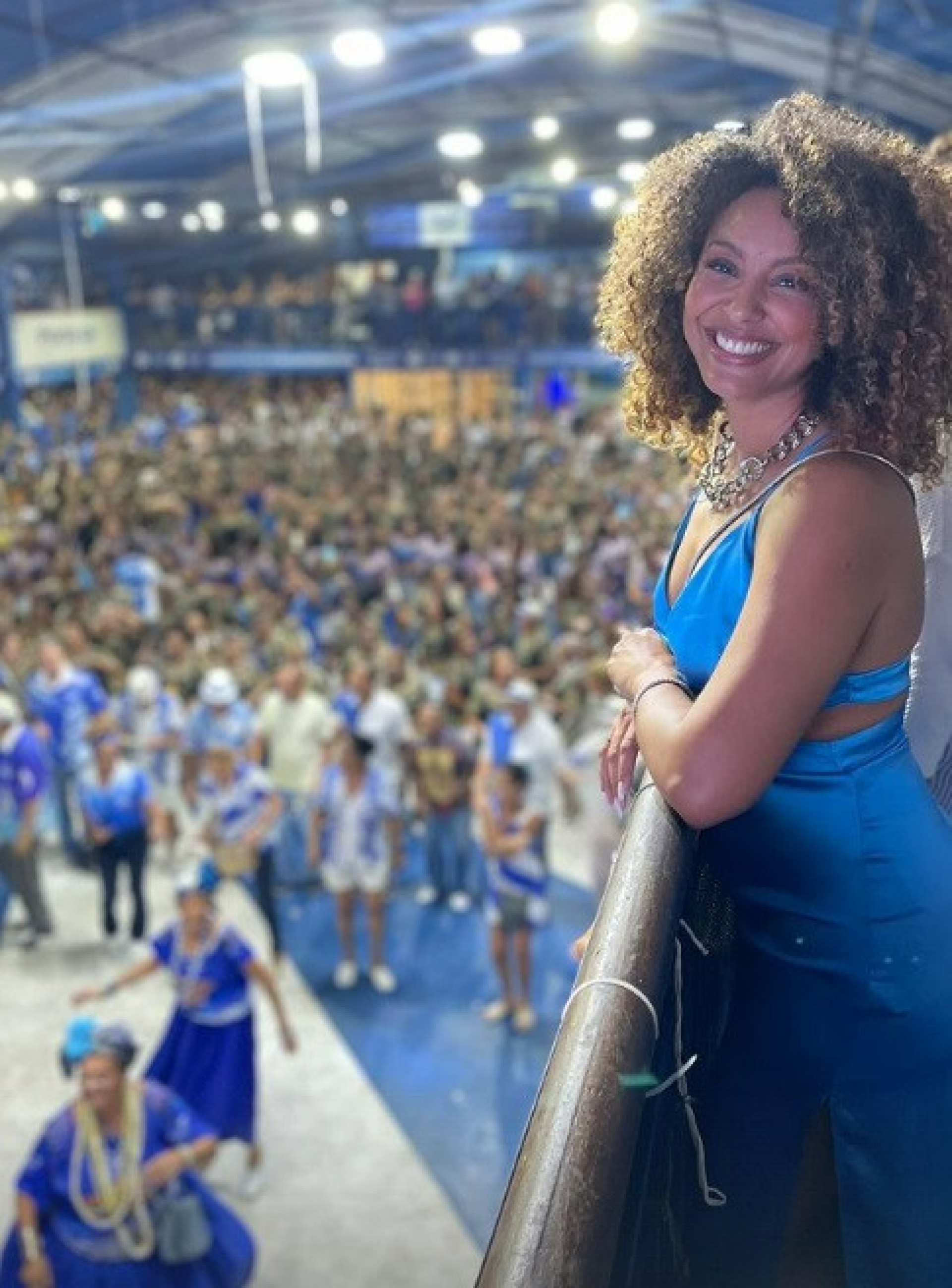 Sheron Menezzes vai ao ensaio da Portela - Reprodução do Instagram