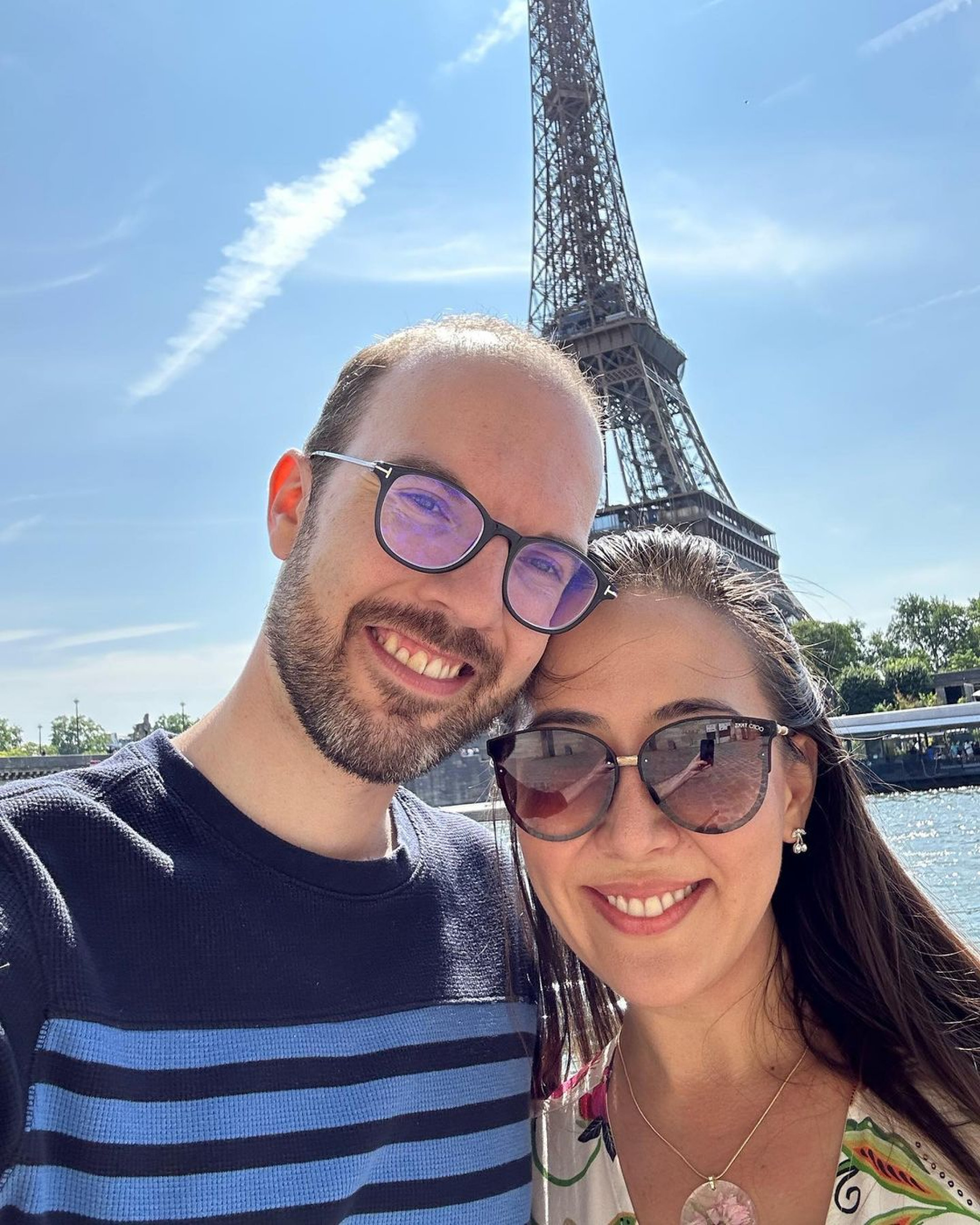 Ju com o marido, Patrick - Reprodução 