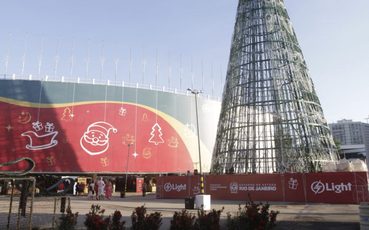 Inauguração do Natal na Lagoa Rodrigo de Freitas - Marcos Porto/Agência O DIA
