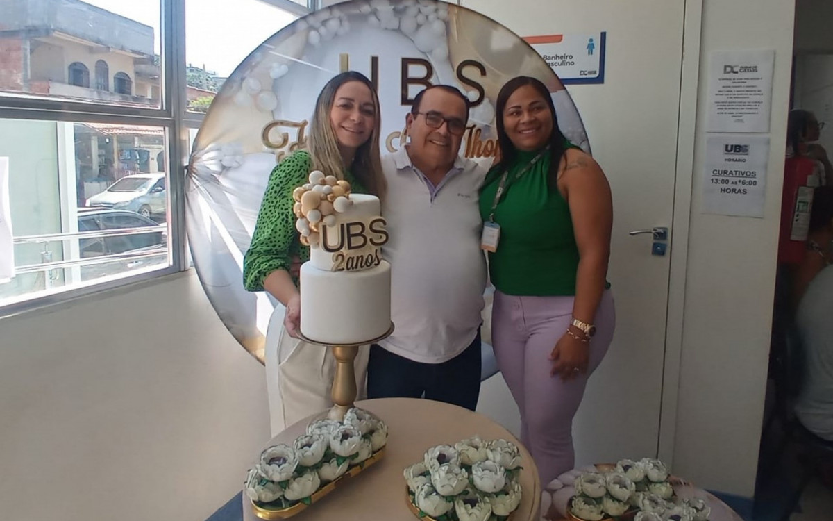 UBS Jardim Leal comemora dois anos de funcionamento - Camille Lopes/Divulga&ccedil;&atilde;o