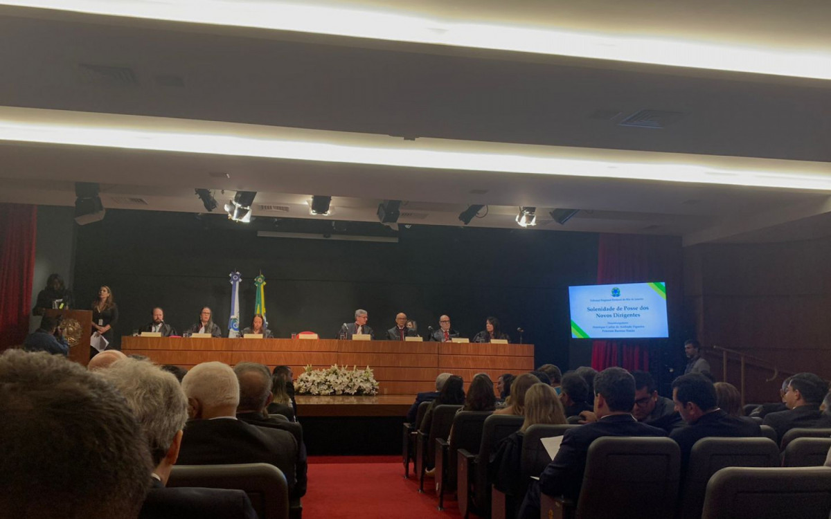 Novos desembargadores tomaram posse no Tribunal de Justiça do Rio (TJRJ) nesta sexta-feira (15)