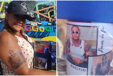 Fã gasta R$ 700 e tatua imagem de Léo Santana no braço