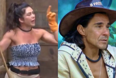 'A Fazenda 15': Nadja bate-boca com André Gonçalves: 'Quer causar minha expulsão'