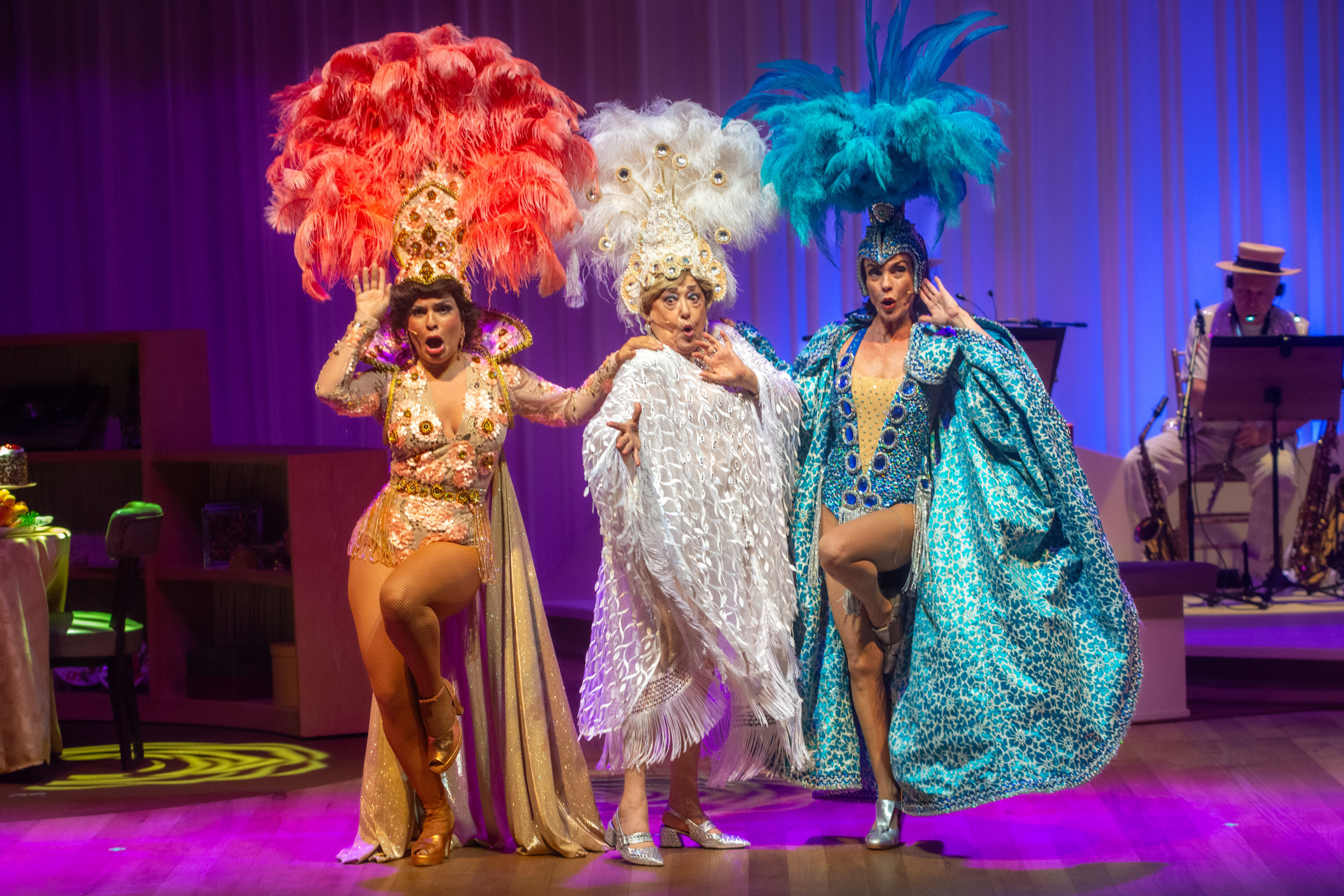 Suely Franco, Flávia Monteiro e Bela Quadros estrelam o musical 'A Vedete do Brasil' - Dalton Valério/Divulgação