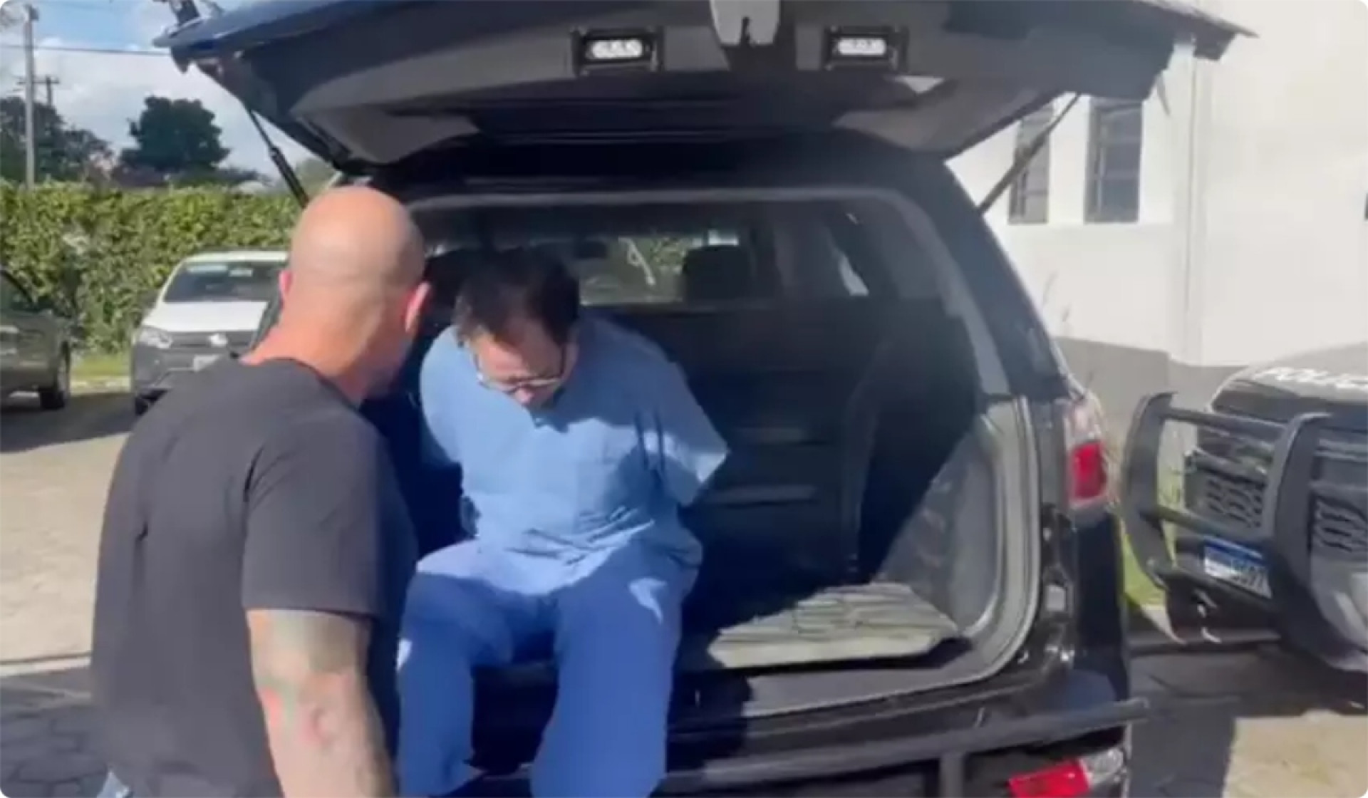 João Couto Neto foi preso acusado de pela Polícia Civil de homicídio doloso em três inquéritos, em novembro - Reprodução