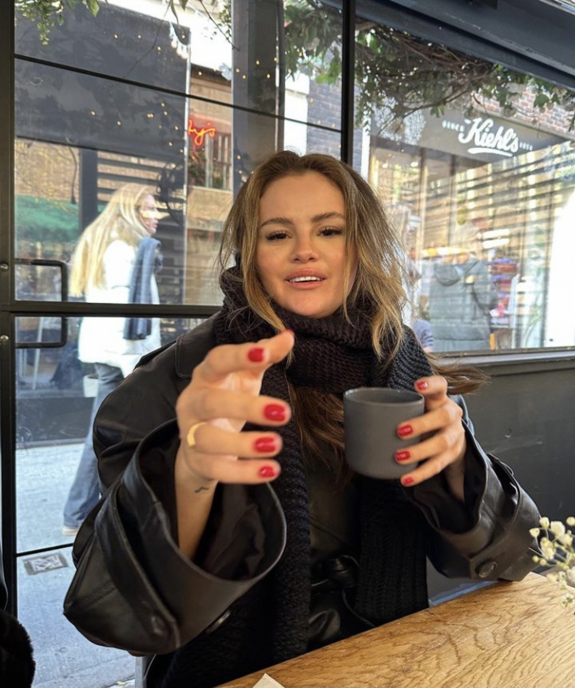 Selena Gomez durante passagem por Nova York - Reprodução / Instagram