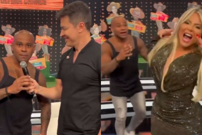 Reencontro de Cézar Black e Kally fora de 'A Fazenda 15' viraliza: 'Constrangimento'