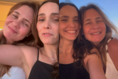 Débora Falabella e Adriana Esteves movimentam web com vídeo de momento entre amigas 