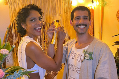 Barbara Reis se casa com Raphaél Najàn em cerimônia íntima, no Rio