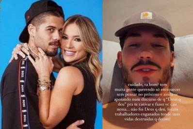 Zé Felipe xinga humorista após web apontar indireta para Virginia: ‘Vai tomar no c*’