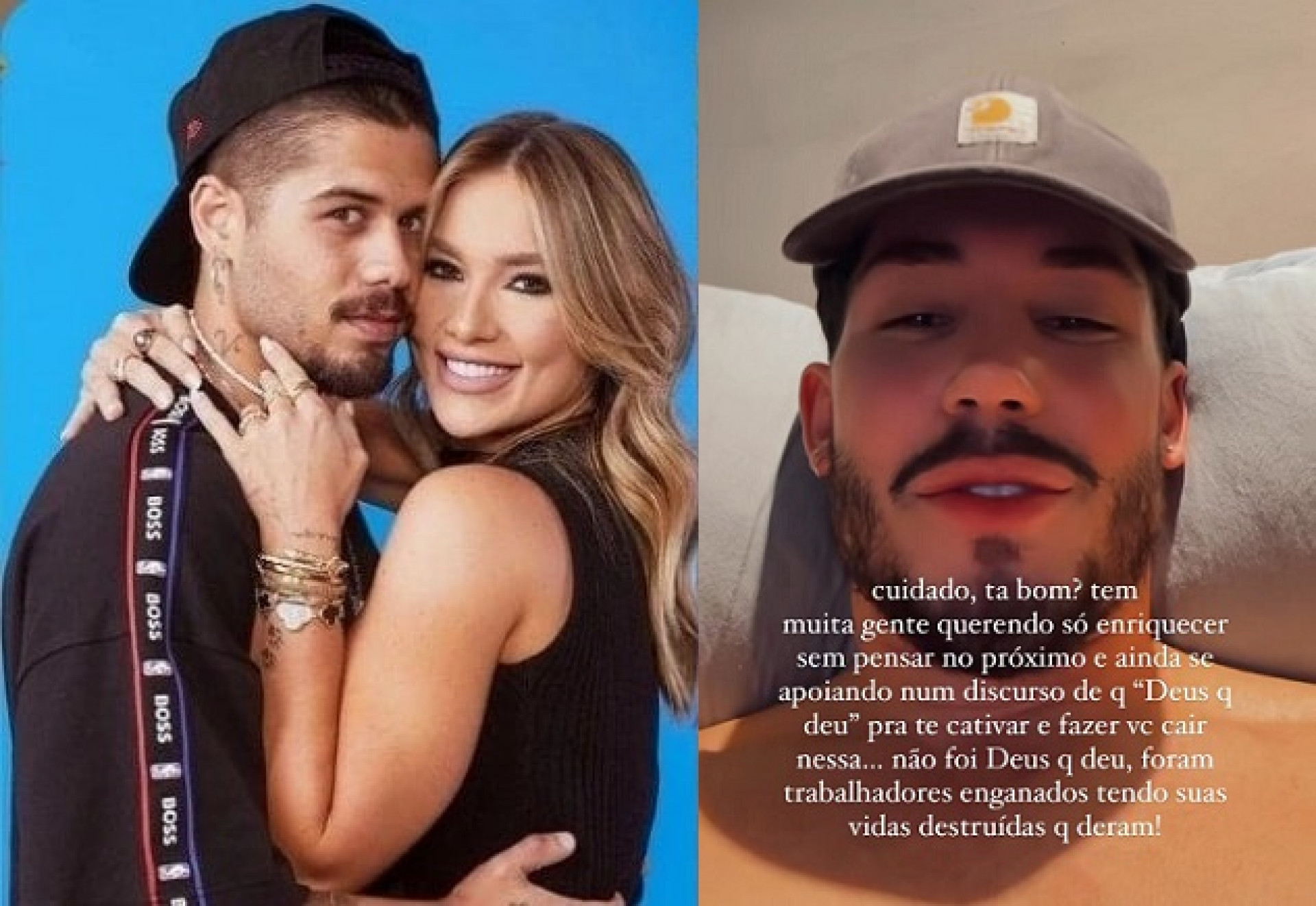 Zé Felipe xinga humorista após web apontar indireta para Virginia: ?Vai tomar no c*? - Foto: Reprodução