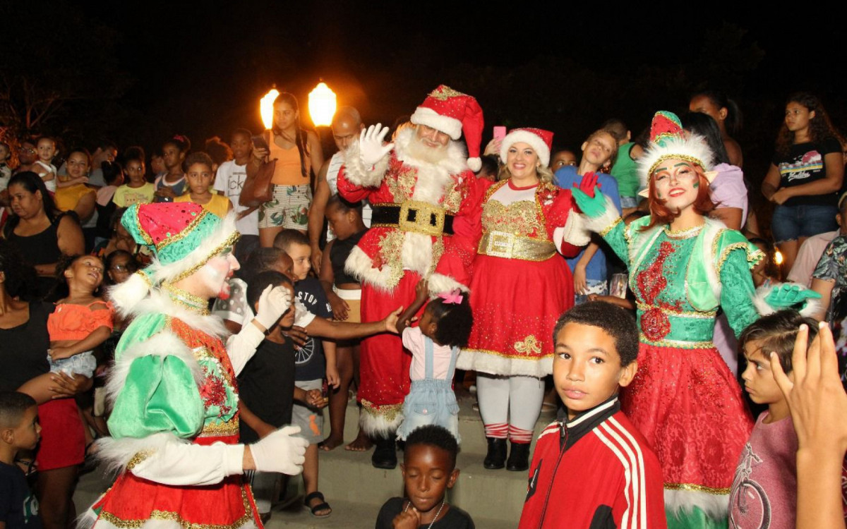 Abertura do Natal em São Vicente