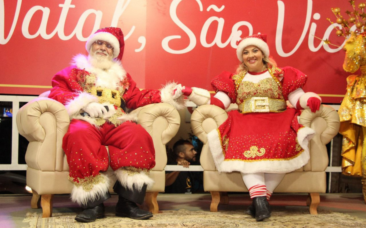 Abertura do Natal em São Vicente