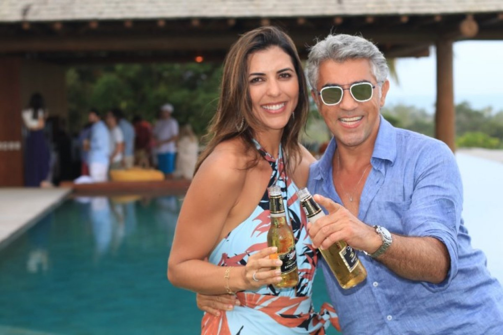 Rogério Saladino e a esposa, Bianca Klamt - Foto: Reprodução/Internet