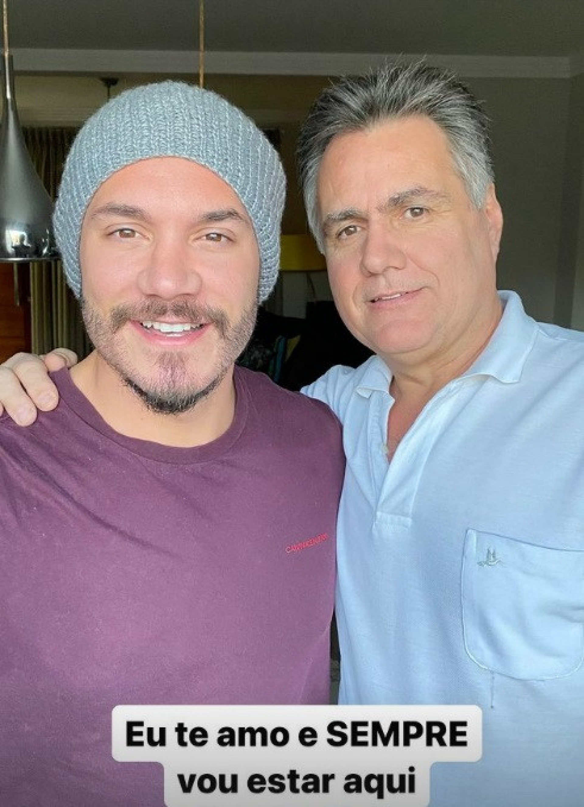 Eliezer diz que pai passou por cirurgia  - Reprodução do Instagram