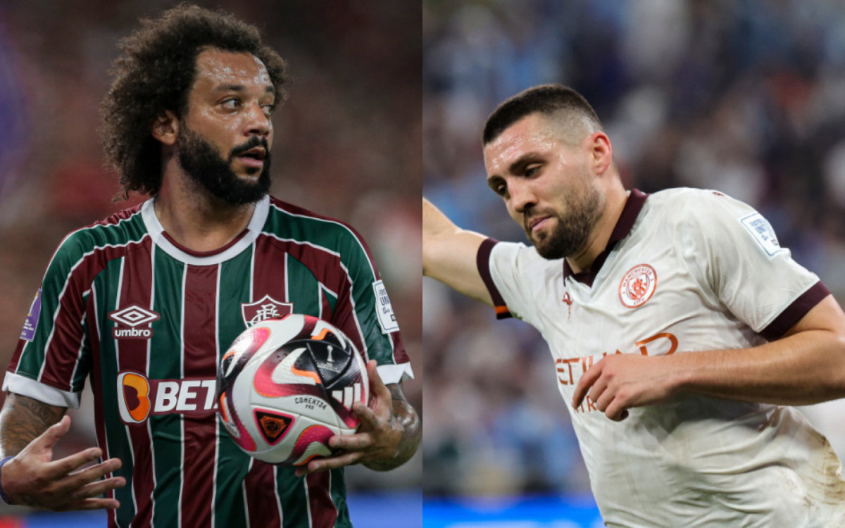 Fluminense, de Marcelo, e Manchester City, de Kovacic, se enfrentarão na final do Mundial de Clubes - Lucas Merçon / Fluminense , Giuseppe Cacace / AFP