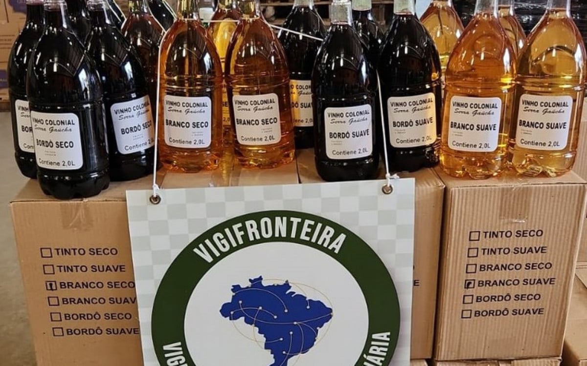 Agricultura apreende cerca de R$ 1 milhão em bebidas irregulares em Santa Catarina - Divulgação
