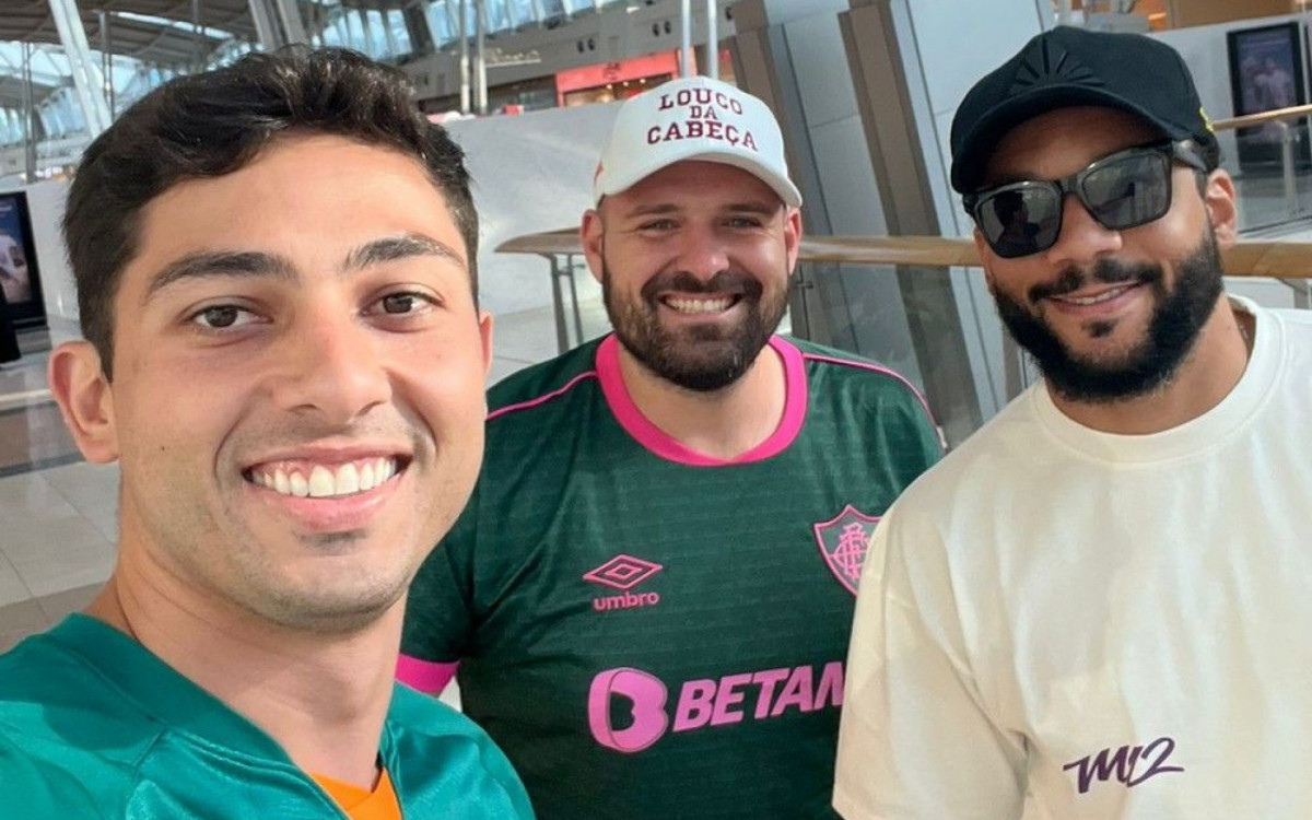 Marcelo é tietado durante a folga