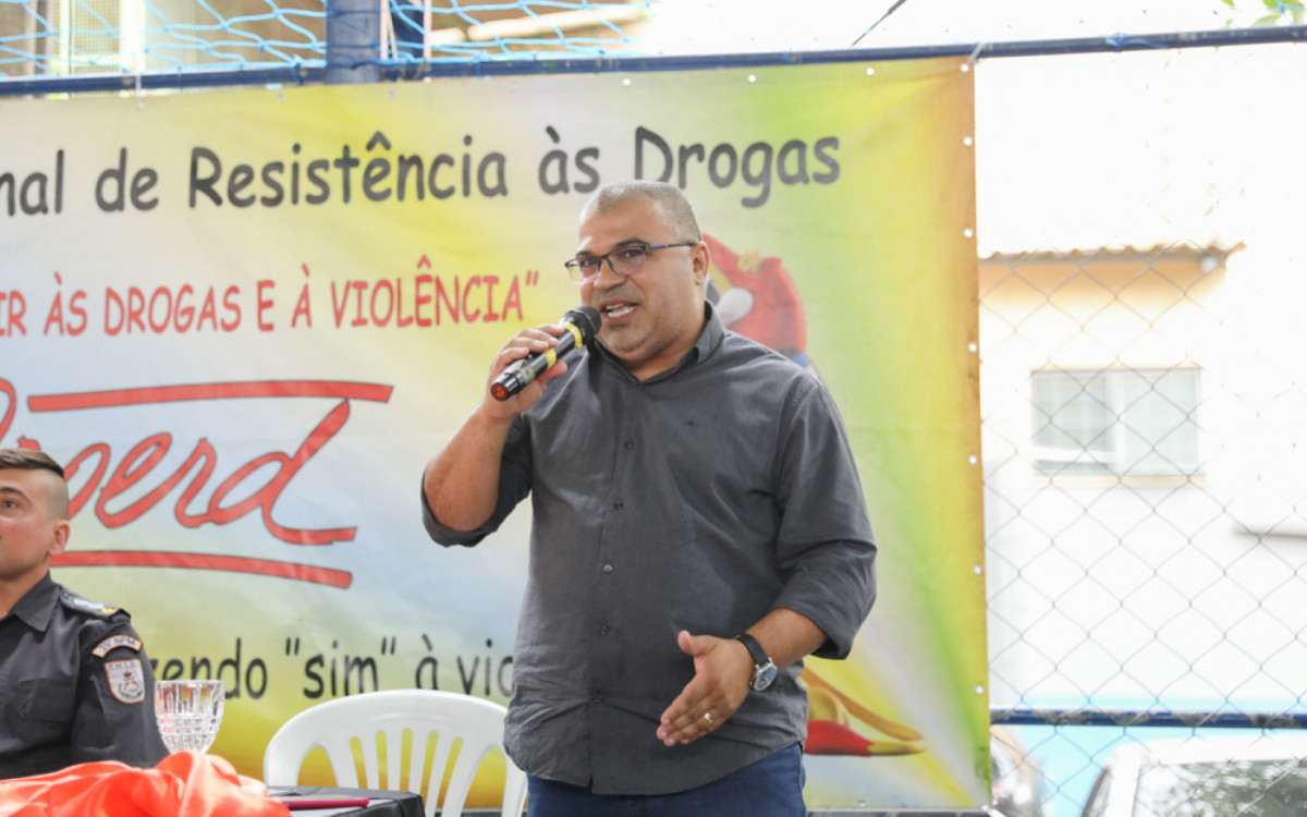 O secretário municipal de Educação, Fabio Baiense