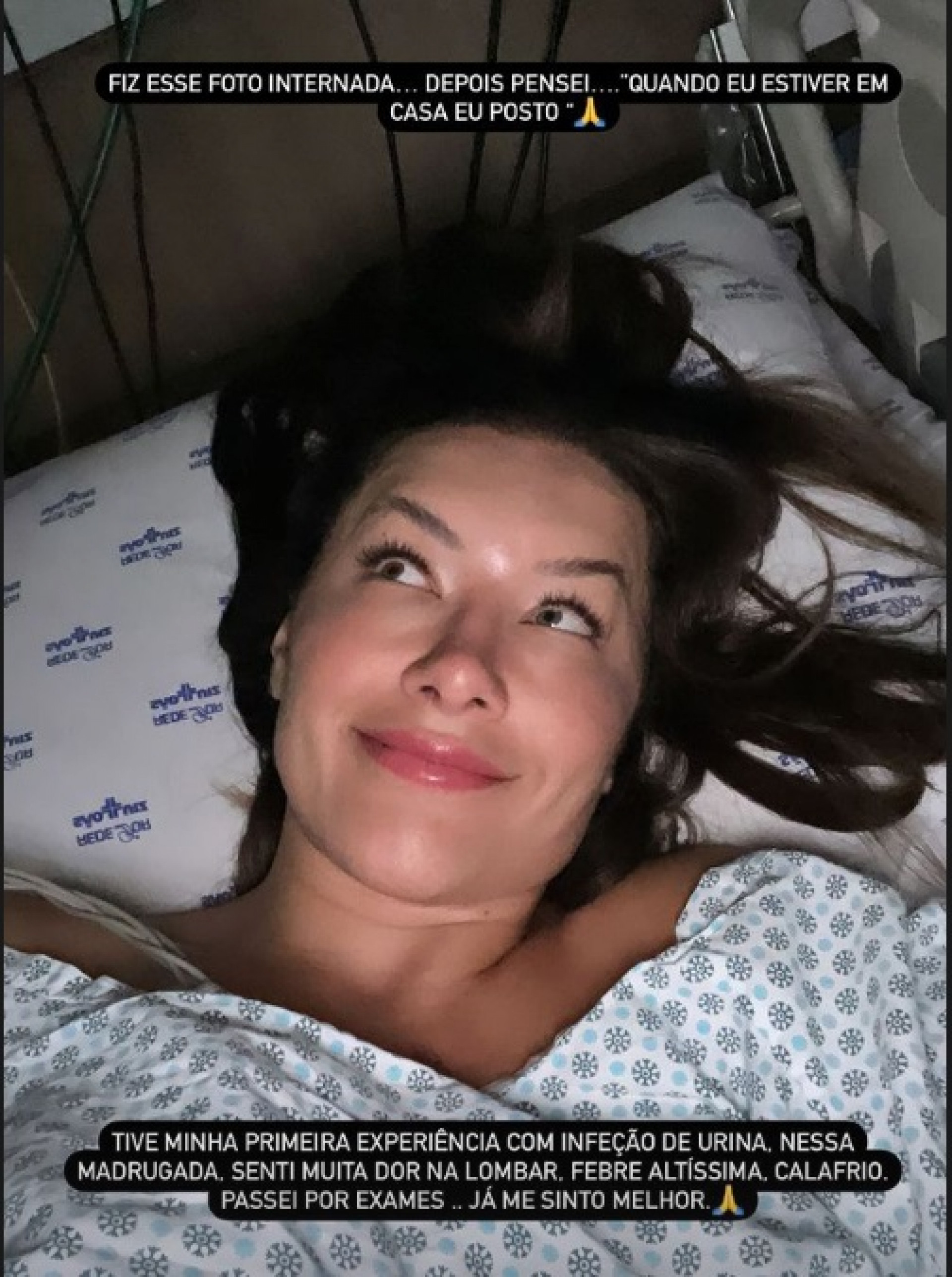 Daia de Paula comenta internação após ser diagnosticada com infecção urinária - Reprodução do Instagram