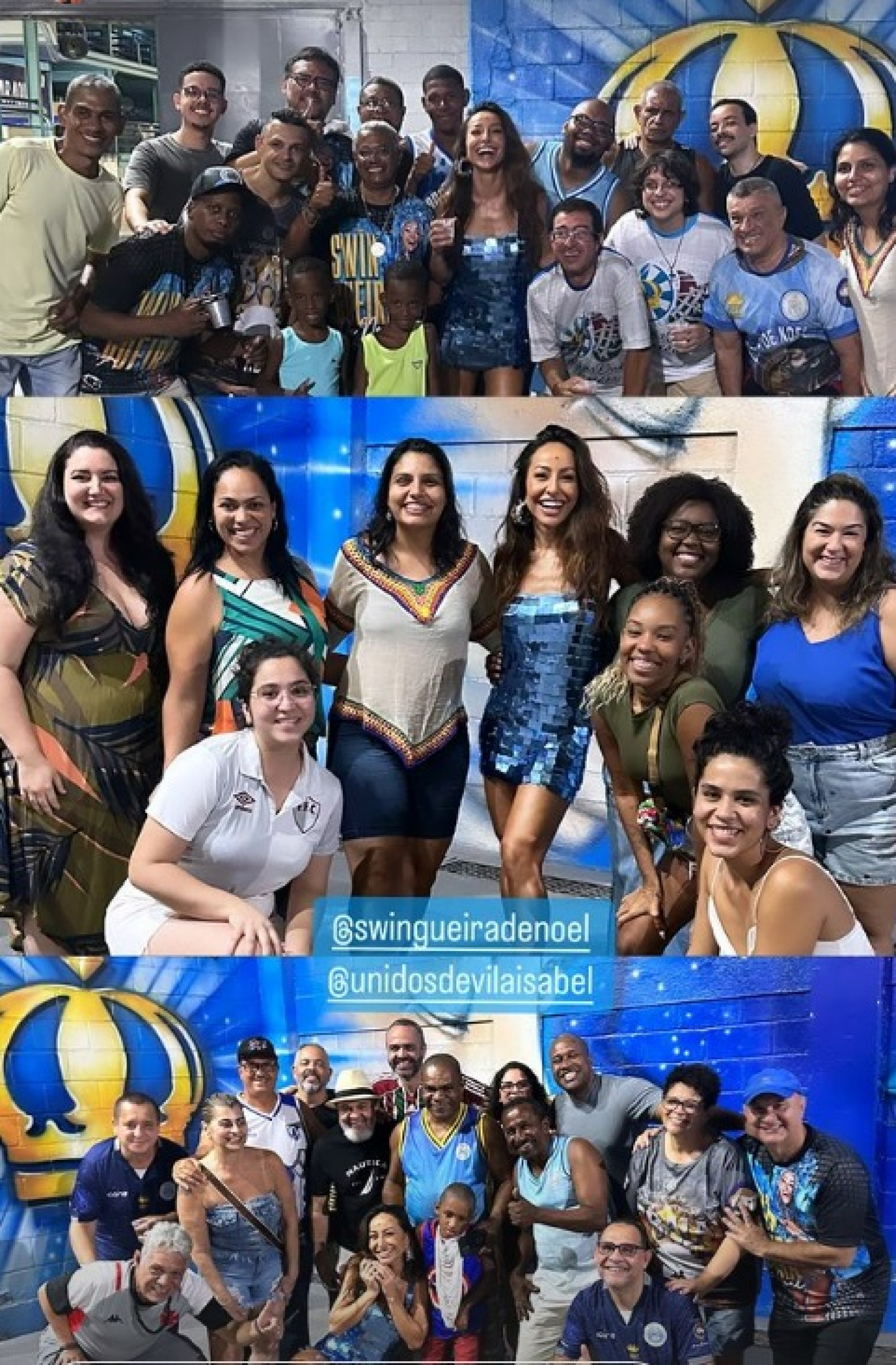 Sabrina Sato participa do churrasco da bateria da Vila Isabel - Reprodução de vídeo / Instagram