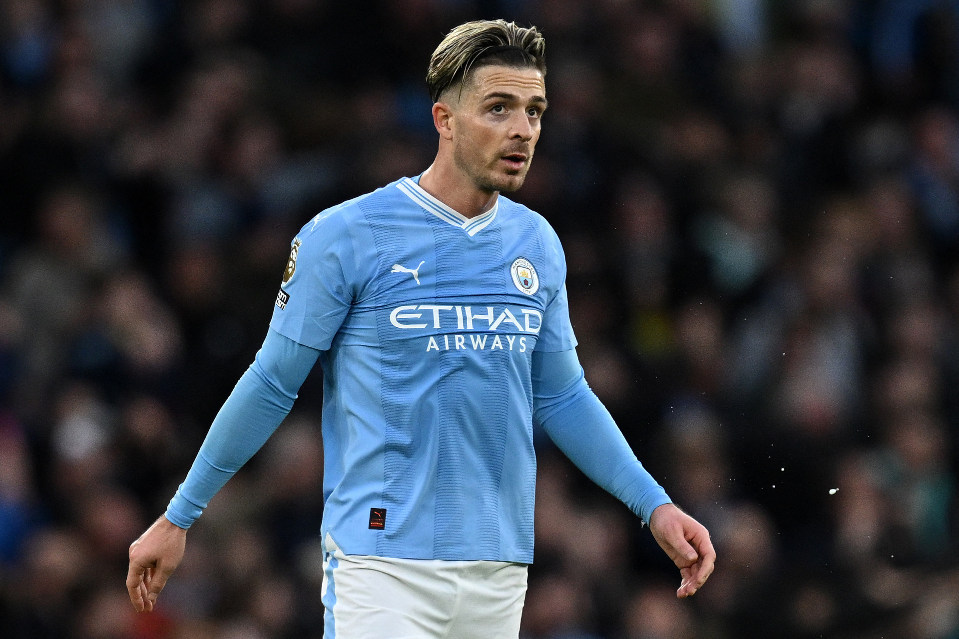 Jack Grealish é jogador do Manchester City - Foto: Paul ELLIS / AFP