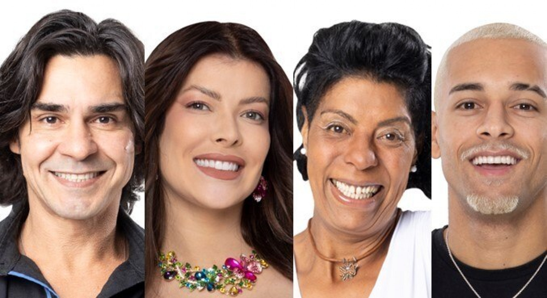 André Gonçalves, Jaquelline Grohalski, Márcia Fu e WL Guimarães são os finalistas de 'A Fazenda 15' - Edu Moraes / Record TV