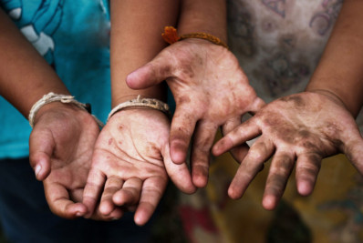 A face triste das crianças do Rio