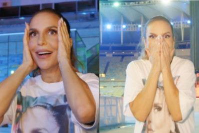 Vídeo! Veja a reação de Ivete Sangalo ao conferir estrutura de show no Maracanã