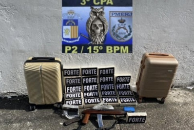 Mulheres são presas em Duque de Caxias transportando drogas para Macaé