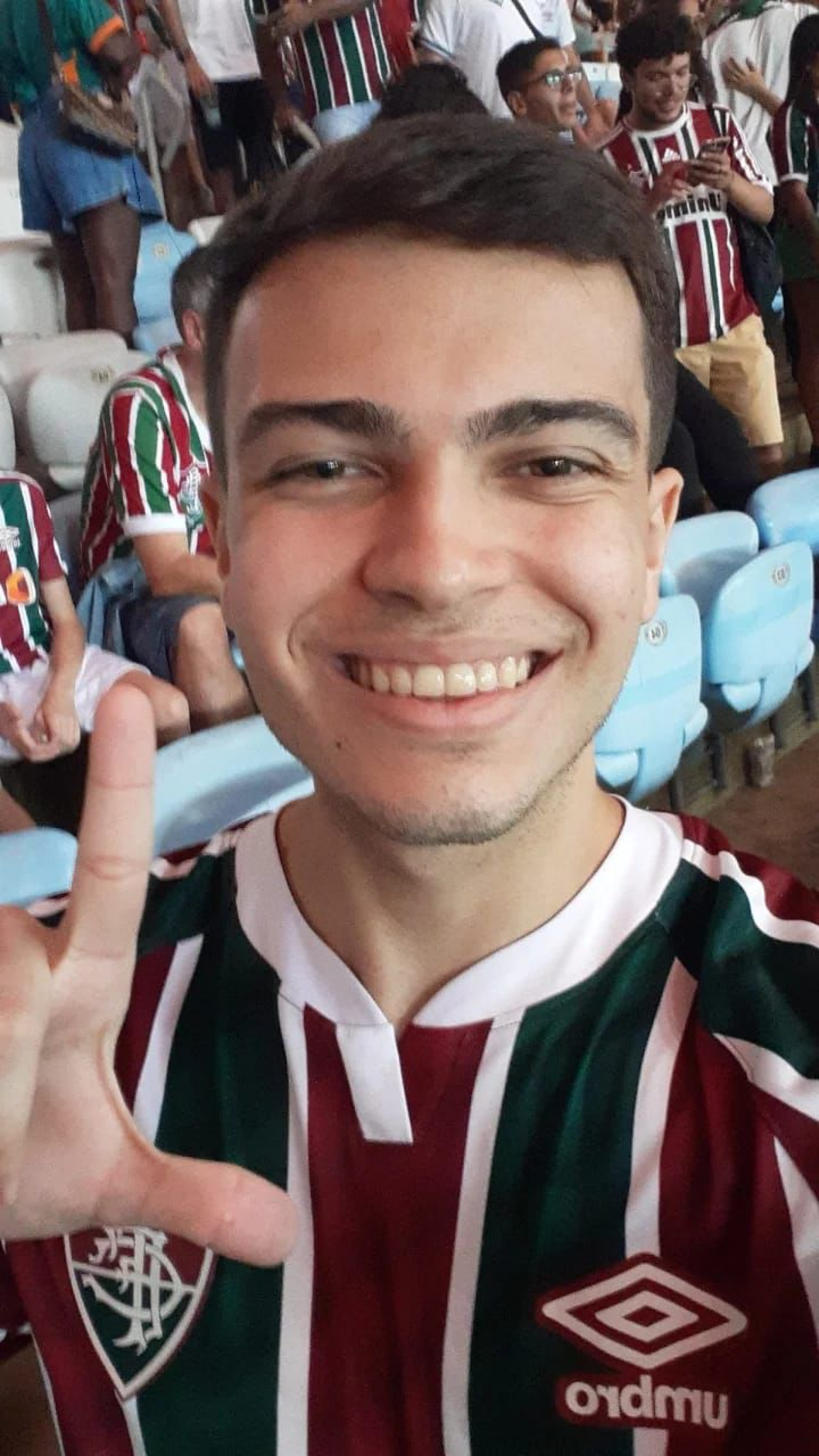 João Victor Franco, torcedor do Fluminense - Foto: Arquivo Pessoal