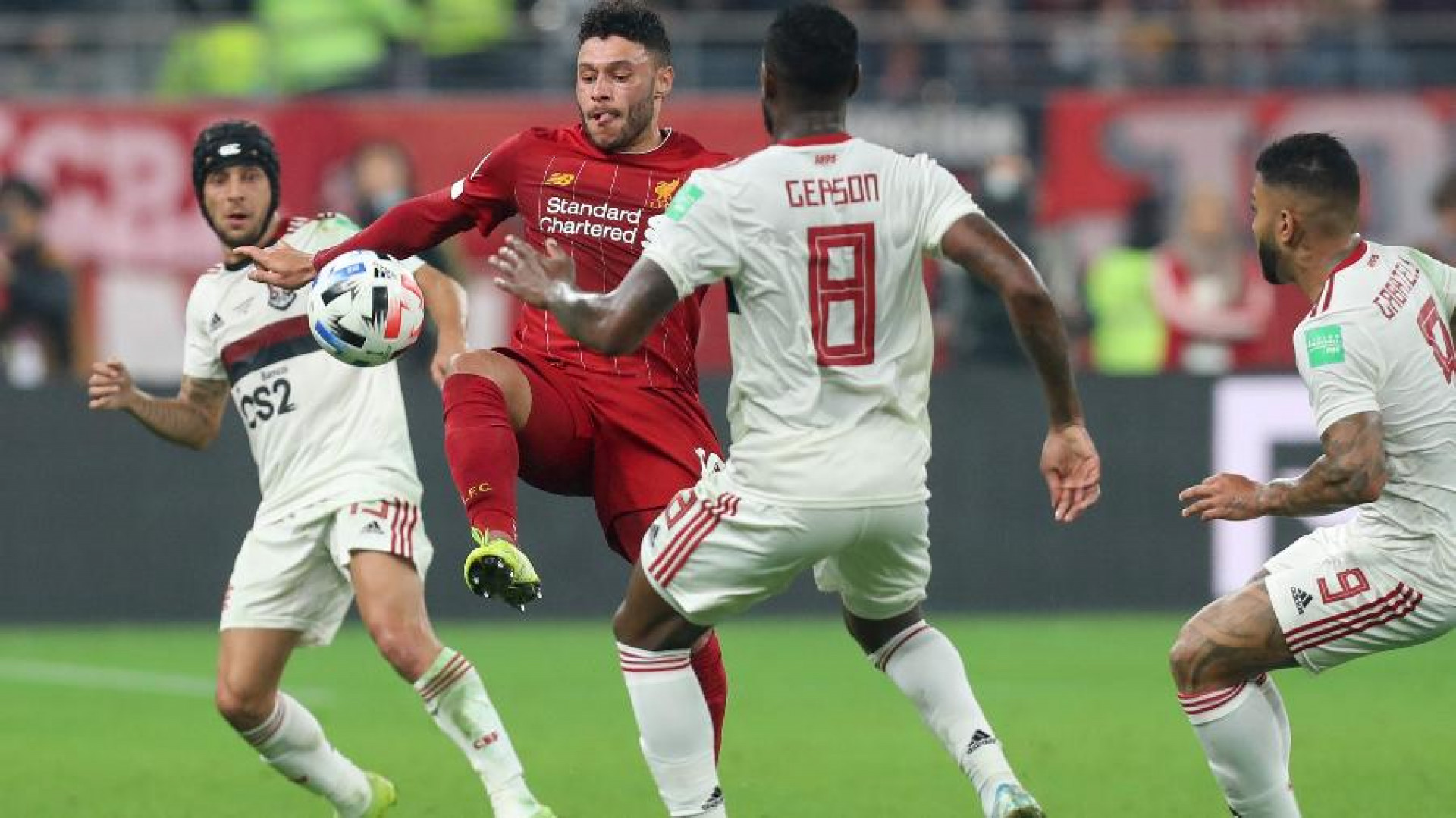 Flamengo acabou derrotado para o Liverpool na final do Mundial de 2019 - AFP