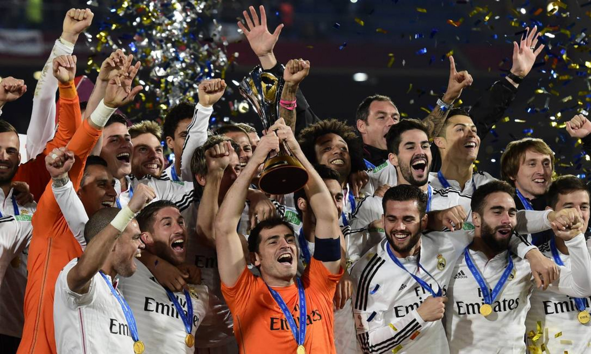 Real Madrid conquistou seu primeiro t&iacute;tulo do Mundial de Clubes em 2014 - AFP