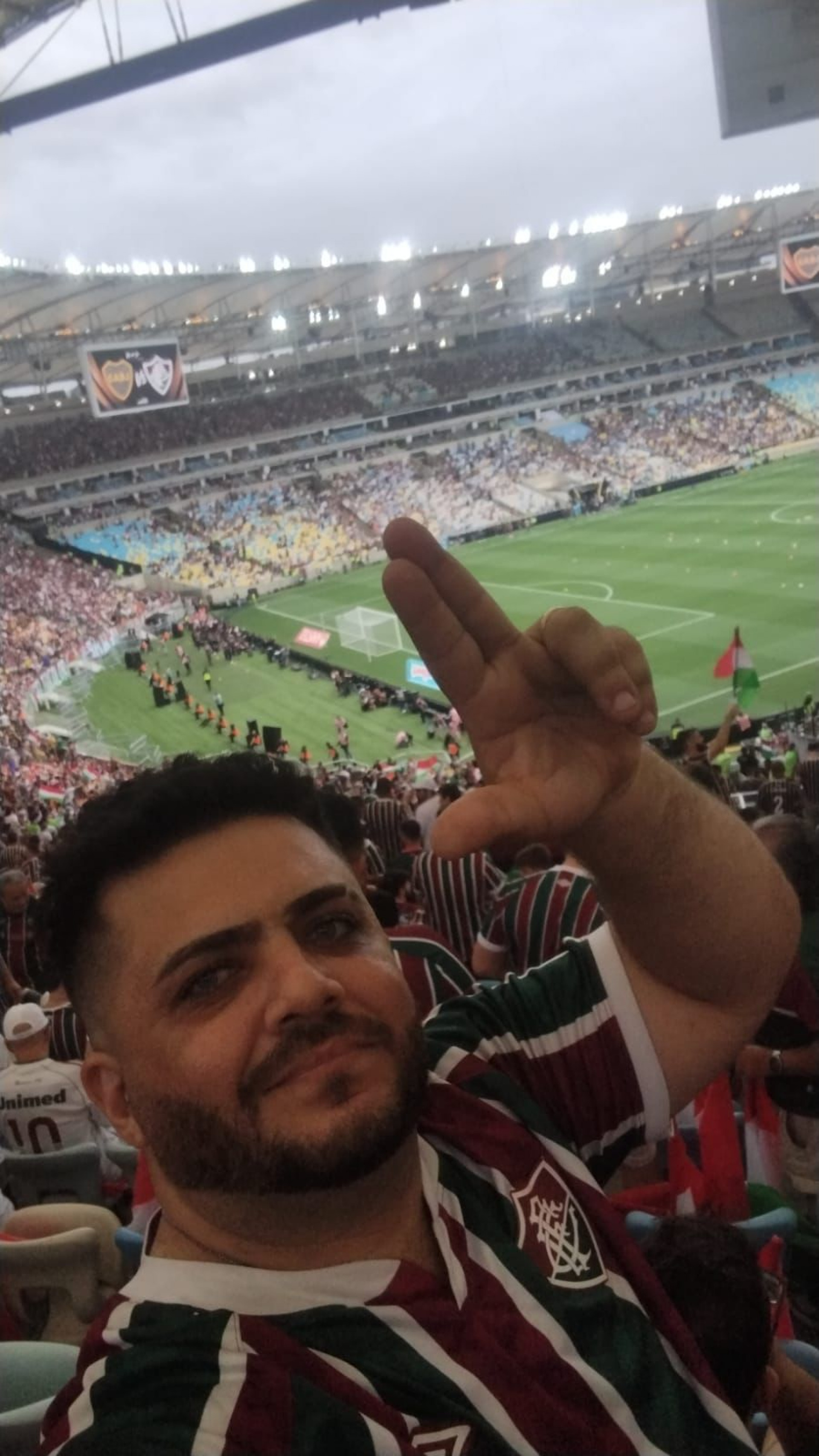 Raphael Bas&iacute;lio, torcedor do Fluminense - Foto: Arquivo Pessoal