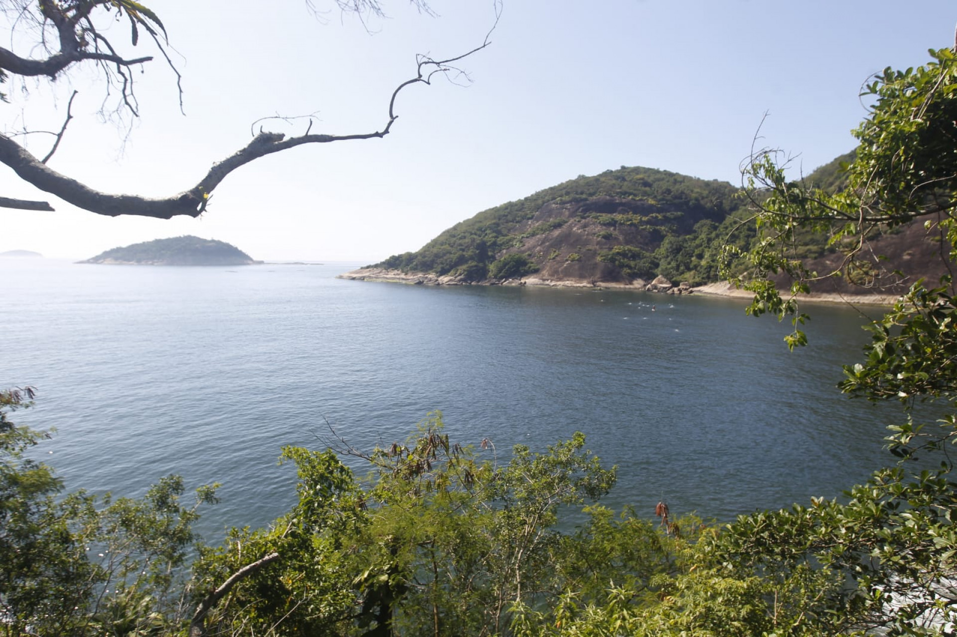 Movimentação na Praia Vermelha, na Urca, Zona Sul do Rio 
 - Reginaldo Pimenta / Agência O Dia