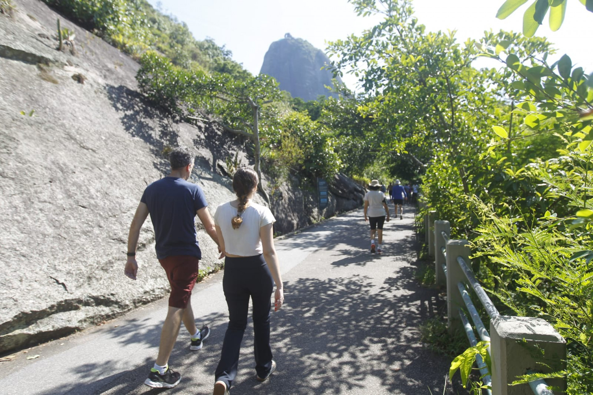 Movimentação na Praia Vermelha, na Urca, Zona Sul do Rio 
 - Reginaldo Pimenta / Agência O Dia
