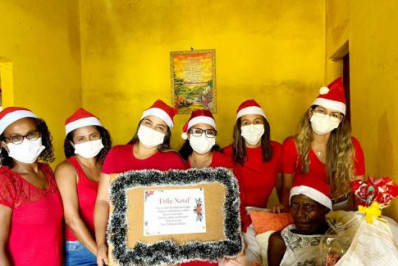 Ação de Natal movimenta a Atenção Domiciliar de São Pedro da Aldeia