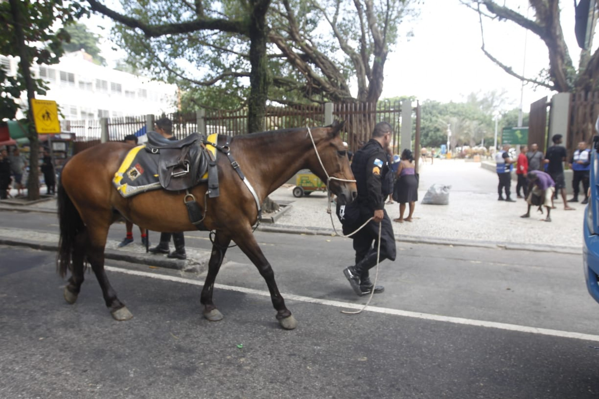 Polícia Militar reforça segurança na Zona Sul - Reginaldo Pimenta/ Agência O Dia
