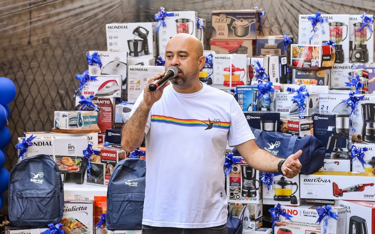 200 eletrodomésticos foram sorteados para os colaboradores 