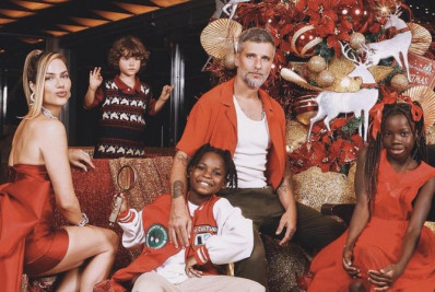 Bruno Gagliasso e Giovana Ewbank arrancam elogios de famosos em  ensaio de Natal com os filhos 