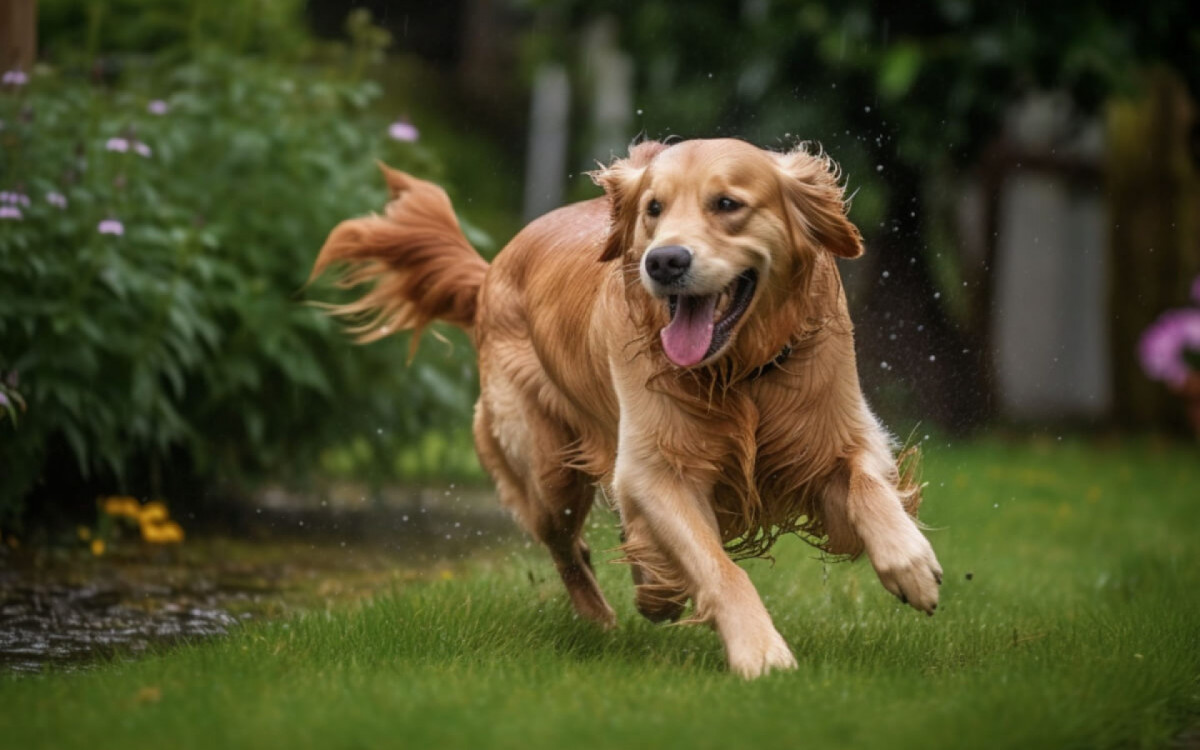 O golden retriever &eacute; um cachorro amig&aacute;vel, inteligente e afetuoso (Imagem: Donamen | Shutterstock)