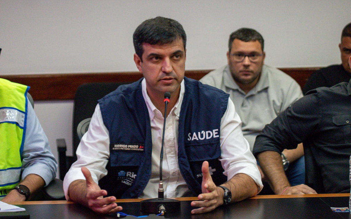 Secretário municipal de Saúde, Rodrigo Prado